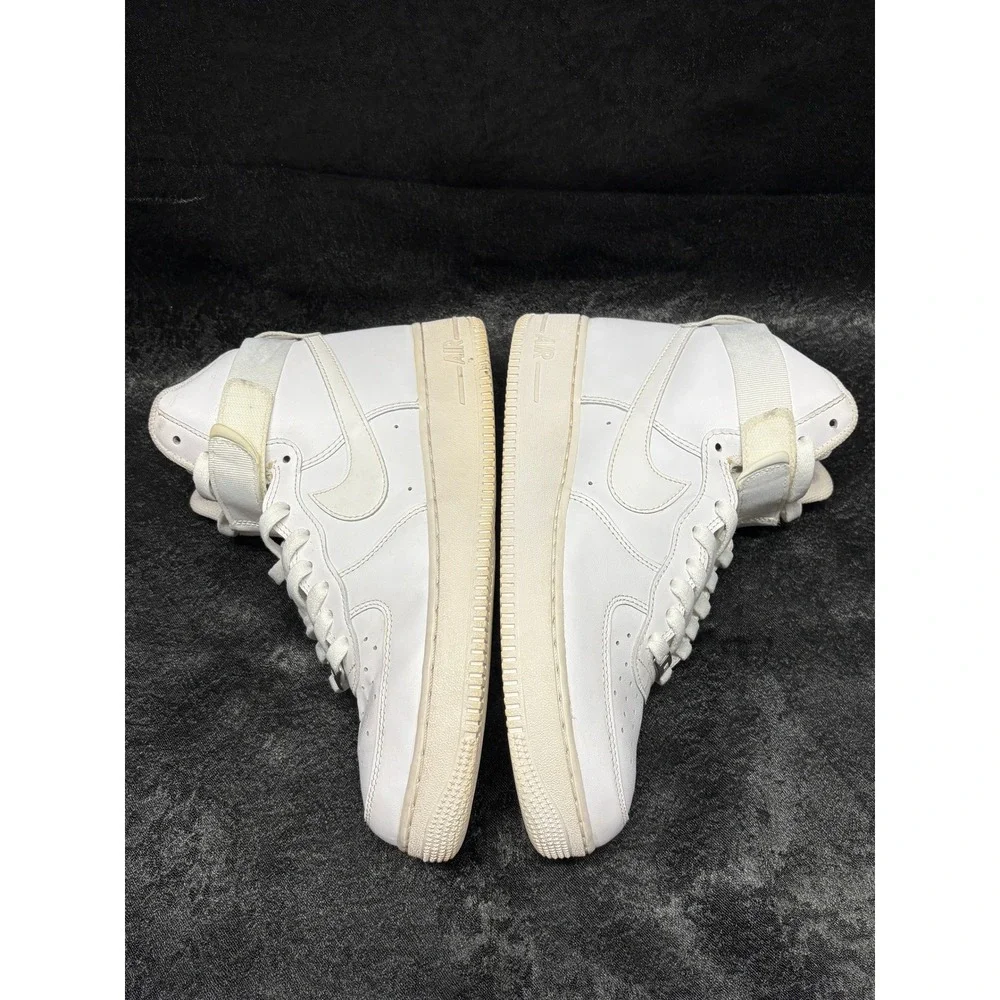 Nike Air Force 1 High 07 Mens Shoes White White CW2290-111 Size 9 High Top AF1